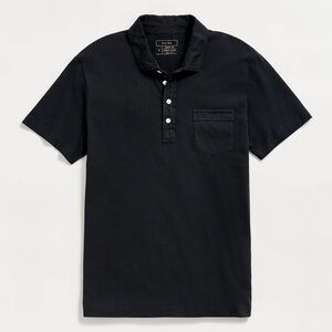 Billy Reid Black Polo Shirt size‎ L